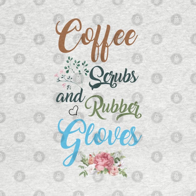 Coffee Scrubs and Rubber gloves by soufibyshop